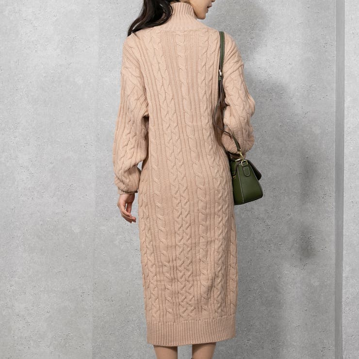 ケーブルニット ロングワンピース | Pumpkin  Port | 詳細画像12