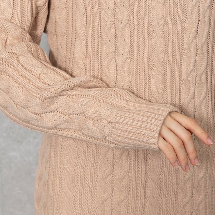 ケーブルニット ロングワンピース | Pumpkin  Port | 詳細画像14