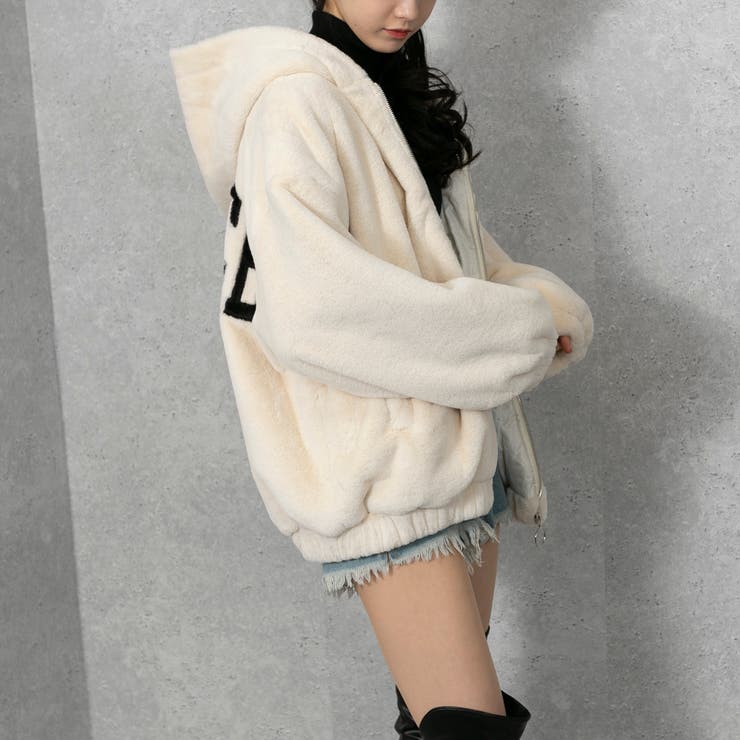 エコファー BACKロゴ BIGパーカーブルゾン[品番：PPNW0002980 