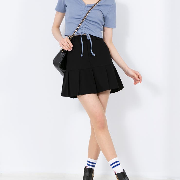インパン付 プリーツミニスカート[品番：PPNW0003156]｜Pumpkin Port