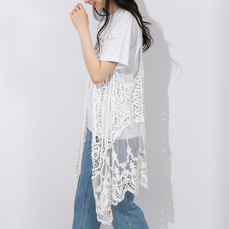 かぎ針ロングジレ | Pumpkin  Port | 詳細画像17