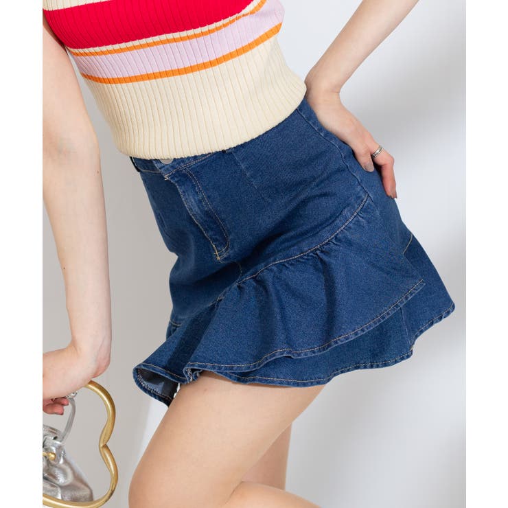 HYSTERIC MINI（ヒステリックミニ）の「LITTLE ANGEL総柄インナーパンツ付きスカート（その他パンツ）」 - WEAR