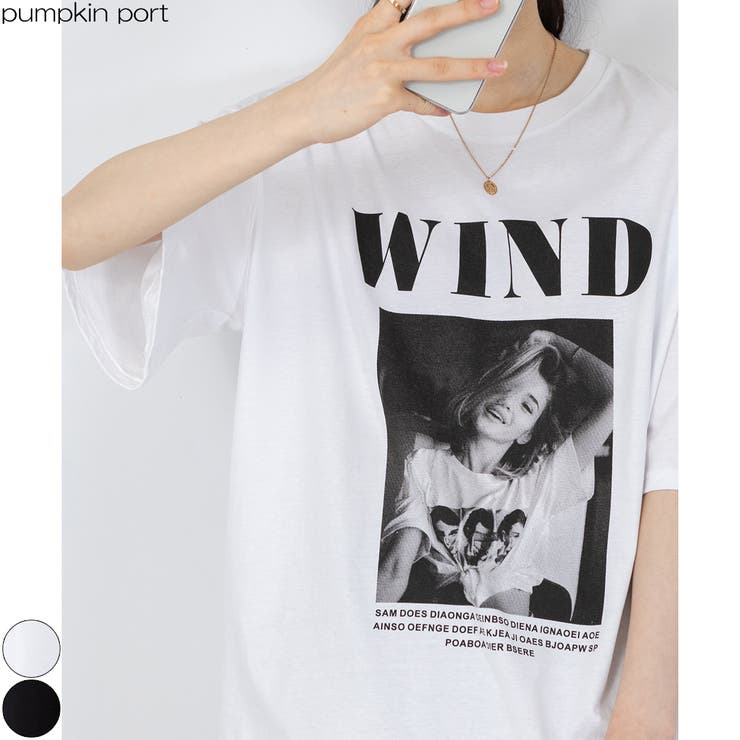 転写プリント BIG Tシャツ[品番：PPNW0003698]｜Pumpkin Port