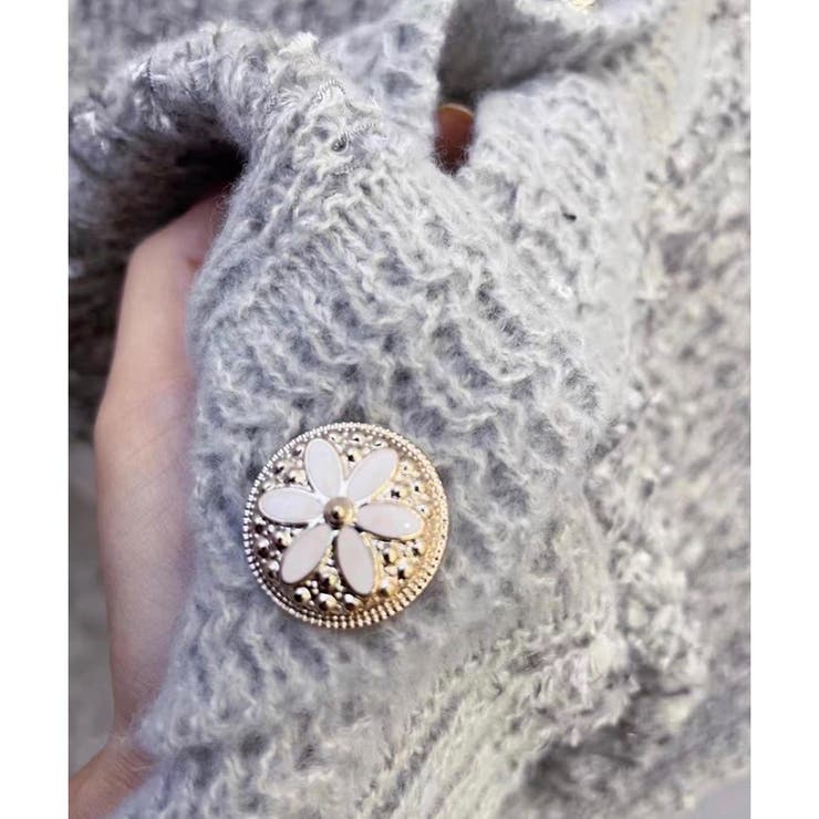 レトロな大人カジュアル ニットカーディガン 韓国 韓国ファッション | Pumpkin  Port | 詳細画像33 