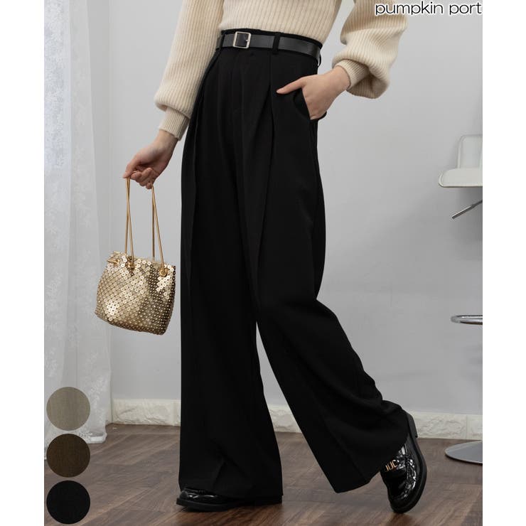 値下げしました ‼　PLAN C パンツ ウエストベルト付　オーバーサイズ 値下げしました ‼ PLAN C パンツ ウエストベルト付 オーバー