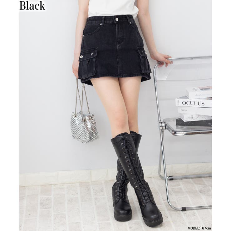 ☆M/L2サイズ☆美脚 深スリット インナーショートパンツ付き