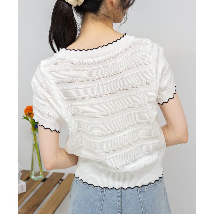 Malbon 半袖ニットトップス 刺繍入り Mサイズ 美品 Malbon 半袖ニットトップス 刺繍入り Mサイズ 美品 - メルカリ