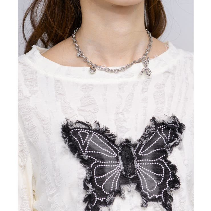 ブロークン バタフライ ロンT | Pumpkin  Port | 詳細画像21 