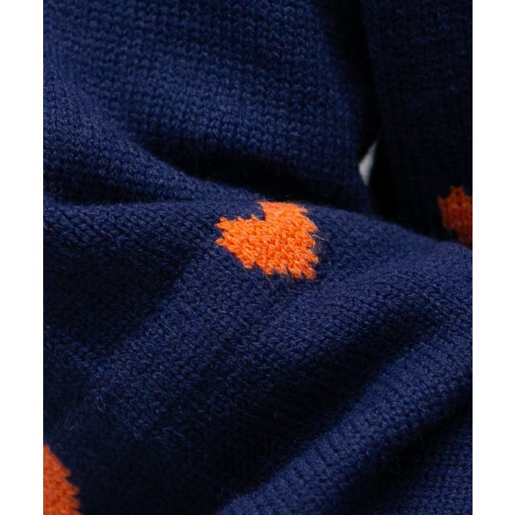 ハート柄ニット トップス[品番：PPNW0004614]｜Pumpkin Port