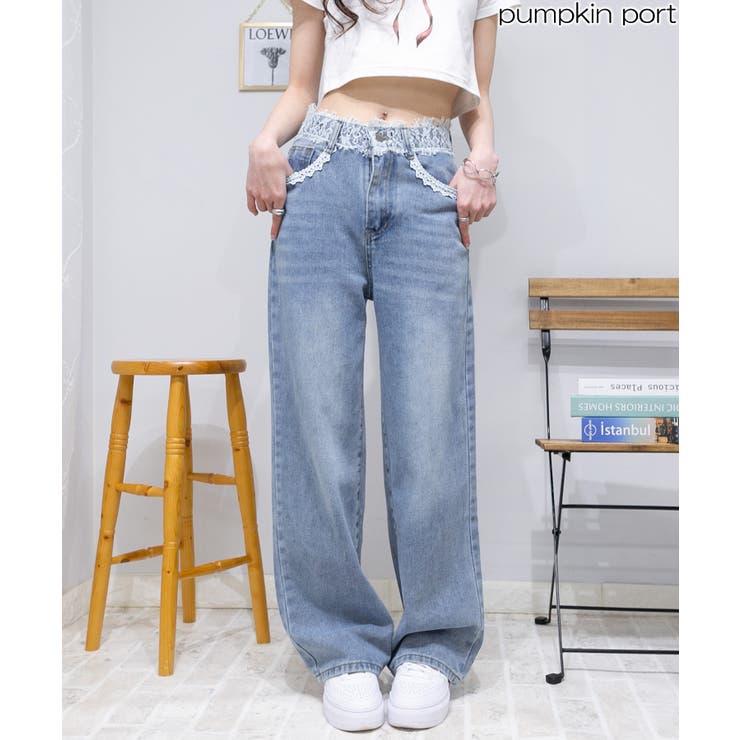 ウエストレース デニムパンツ[品番：PPNW0004651]｜Pumpkin Port