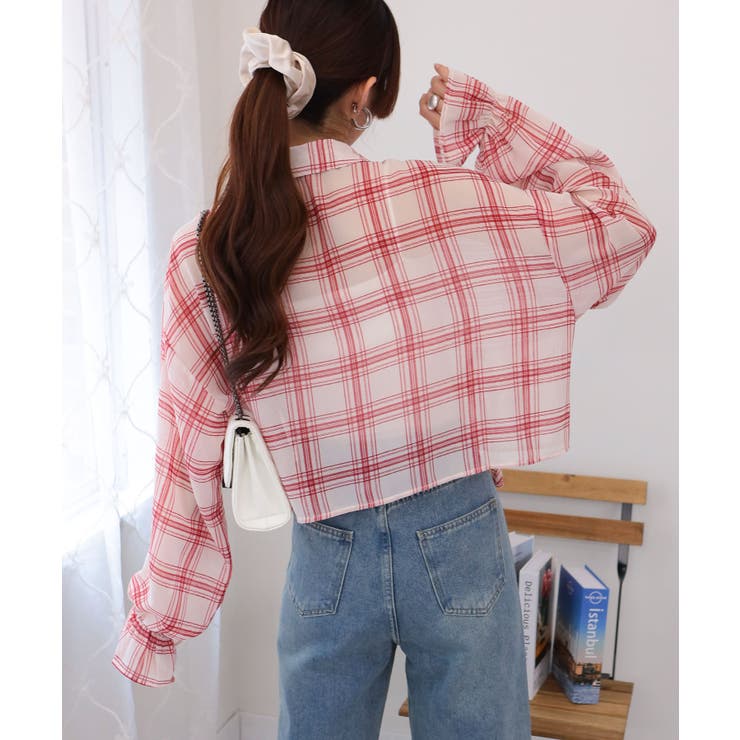 ダブルリボン キャンディスリーブ 長袖 ブラウス | Pumpkin  Port | 詳細画像18 