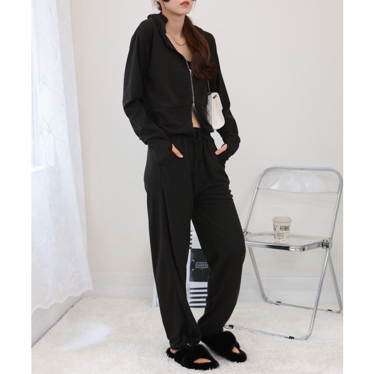 2点セット ダブルジップパーカー+ロングパンツ | Pumpkin  Port | 詳細画像10 