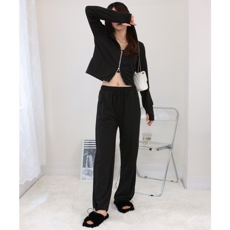 2点セット ダブルジップパーカー+ロングパンツ | Pumpkin  Port | 詳細画像9 