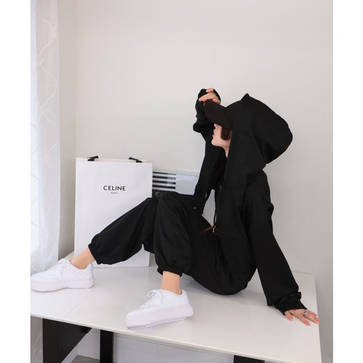 ３点セット パーカー+クロップド丈キャミ+ロングパンツ | Pumpkin  Port | 詳細画像21 