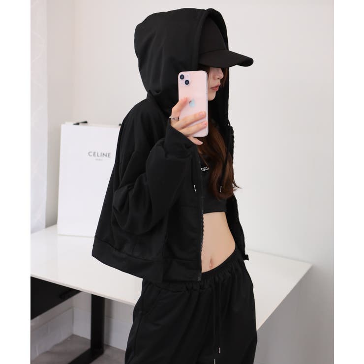 ３点セット パーカー+クロップド丈キャミ+ロングパンツ | Pumpkin  Port | 詳細画像24 