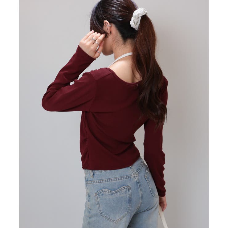 フェイクレイヤード ヘンリーネック風 テレコロンT | Pumpkin  Port | 詳細画像31 