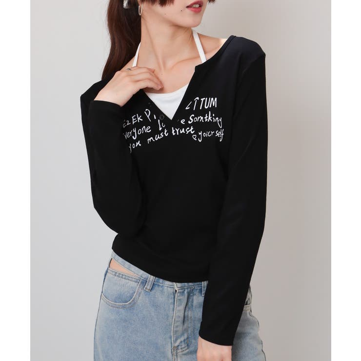 フェイクレイヤード ヘンリーネック風 テレコロンT | Pumpkin  Port | 詳細画像42 