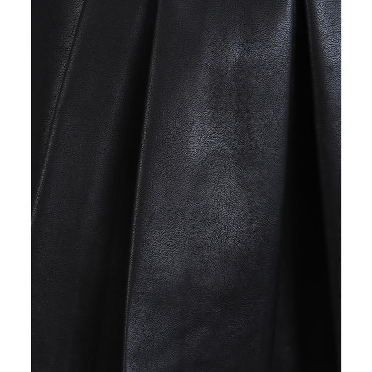 ベルト付 合成皮革 プリーツミニスカート インパン付 | Pumpkin  Port | 詳細画像25 