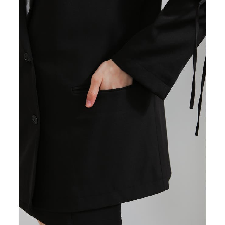 上下2点セット リボン付きテーラードジャケット+ミニスカパン セットアップ | Pumpkin  Port | 詳細画像69 