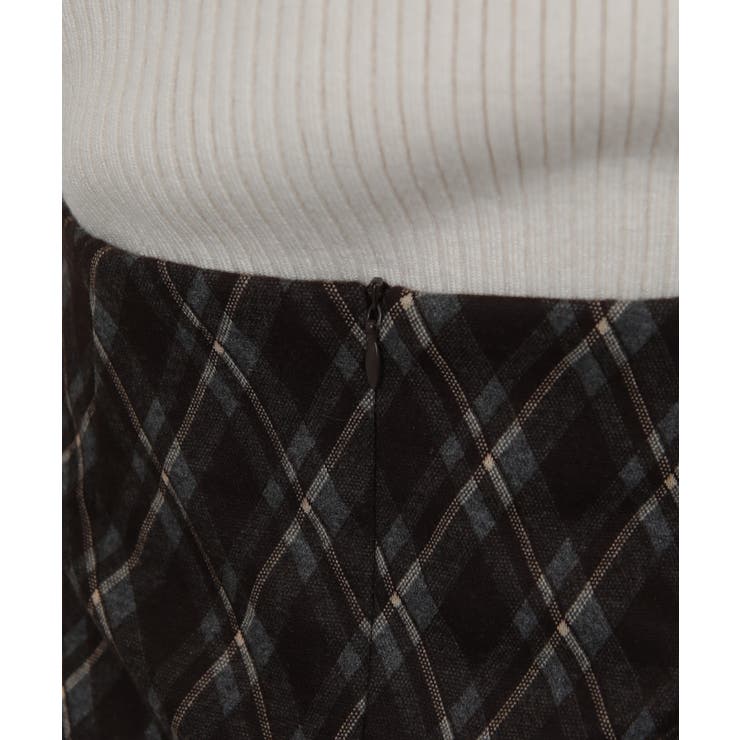 バイアス チェック 台形型 ミニスカート インパン付 | Pumpkin  Port | 詳細画像30 