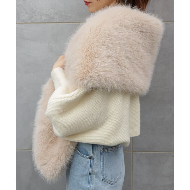 フェイクファー BIGサイズ ストール | Pumpkin  Port | 詳細画像12 