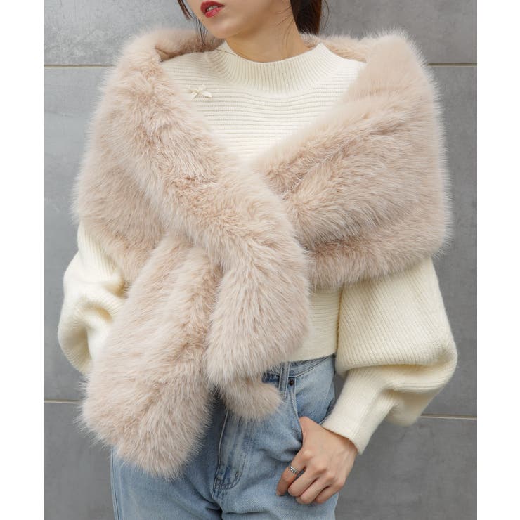 フェイクファー BIGサイズ ストール | Pumpkin  Port | 詳細画像13 