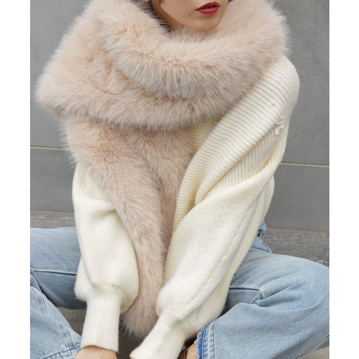 フェイクファー BIGサイズ ストール | Pumpkin  Port | 詳細画像16 