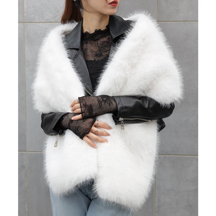 フェイクファー BIGサイズ ストール | Pumpkin  Port | 詳細画像4 