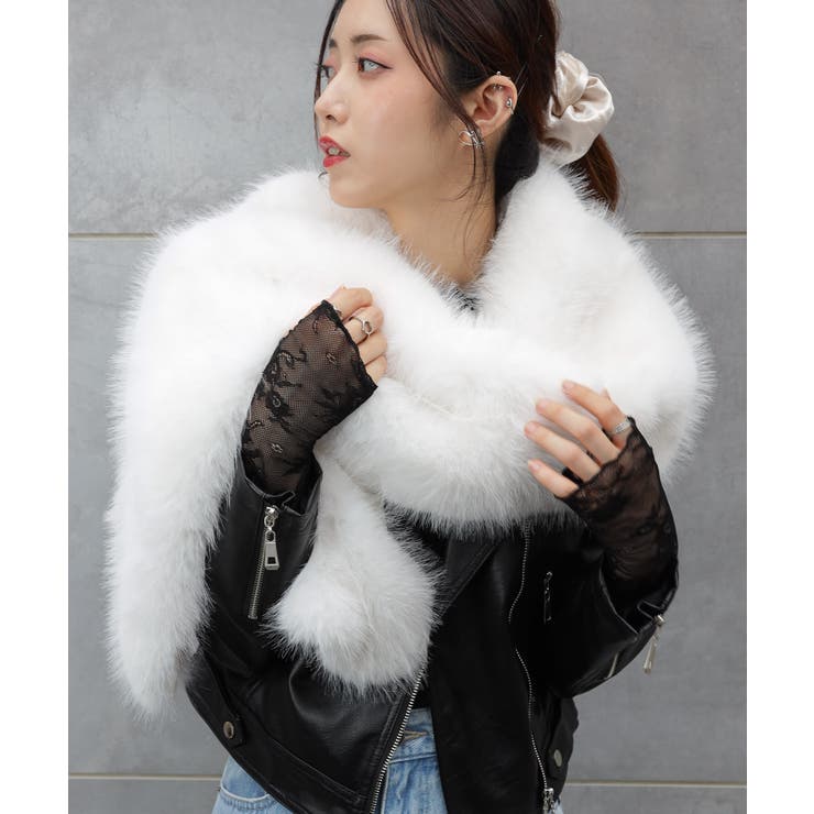 フェイクファー BIGサイズ ストール | Pumpkin  Port | 詳細画像6 