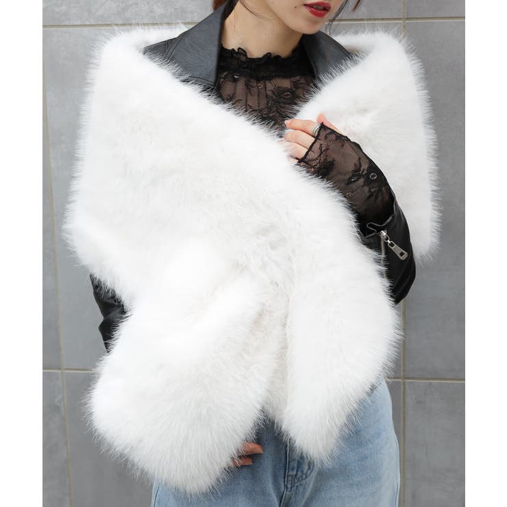 フェイクファー BIGサイズ ストール | Pumpkin  Port | 詳細画像7 