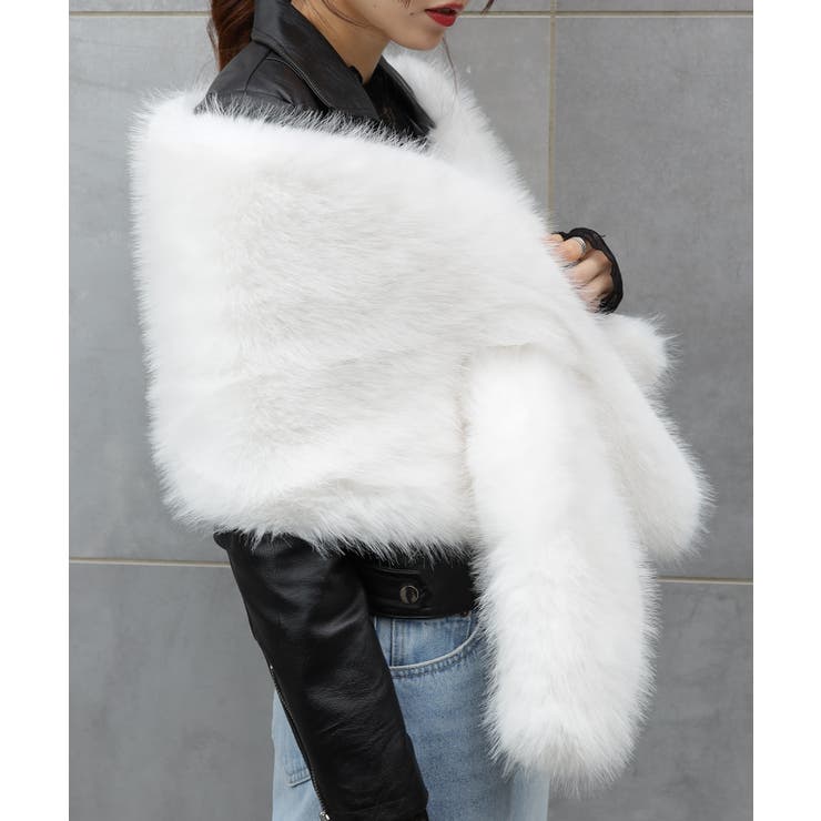 フェイクファー BIGサイズ ストール | Pumpkin  Port | 詳細画像9 