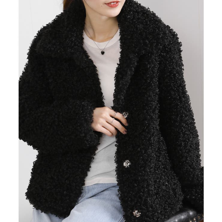 リング プードル ブルゾン コート | Pumpkin  Port | 詳細画像12 