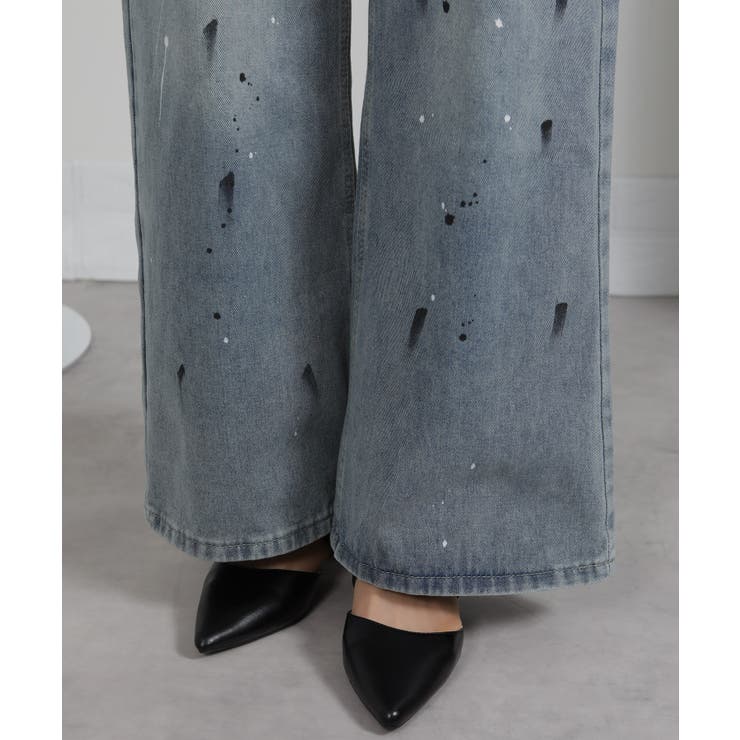 ペイントデニムパンツ | Pumpkin  Port | 詳細画像17 