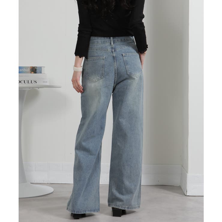 ペイントデニムパンツ | Pumpkin  Port | 詳細画像7 