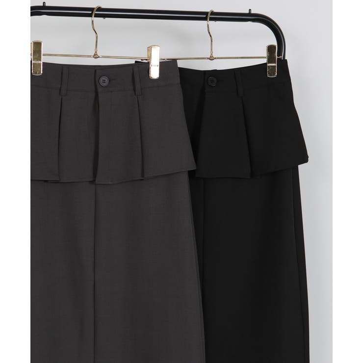 ウエストペプラムデザイン ナロータイトスカート | Pumpkin  Port | 詳細画像13 