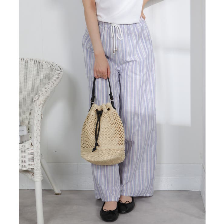 巾着型 パピルス 2WAYショルダー バッグ | Pumpkin  Port | 詳細画像11 