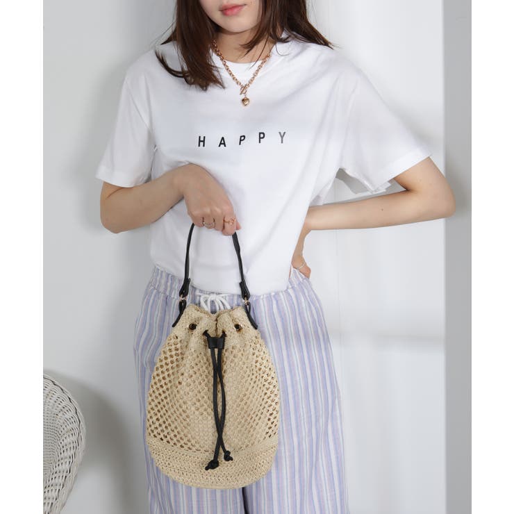 巾着型 パピルス 2WAYショルダー バッグ | Pumpkin  Port | 詳細画像12 