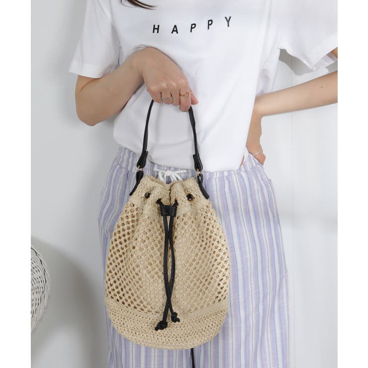 巾着型 パピルス 2WAYショルダー バッグ | Pumpkin  Port | 詳細画像13 