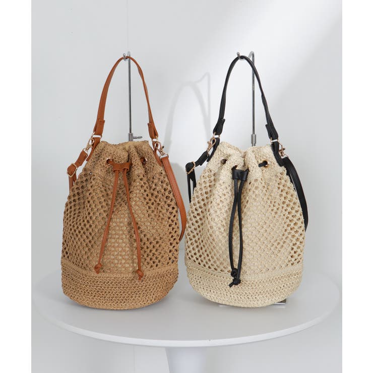 巾着型 パピルス 2WAYショルダー バッグ | Pumpkin  Port | 詳細画像14 