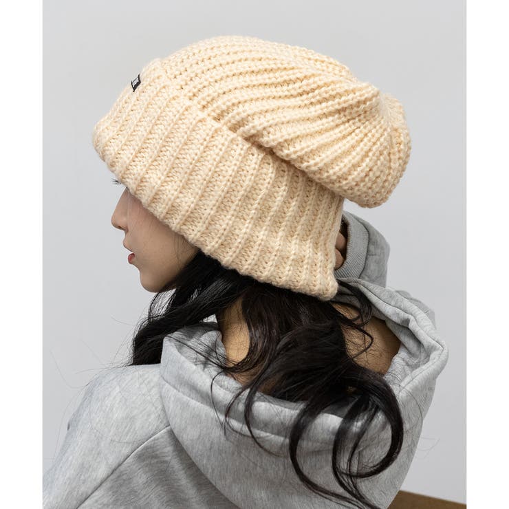 BIGシルエットで小顔効果もバッチリな あったかニット帽 | Pumpkin  Port | 詳細画像6 