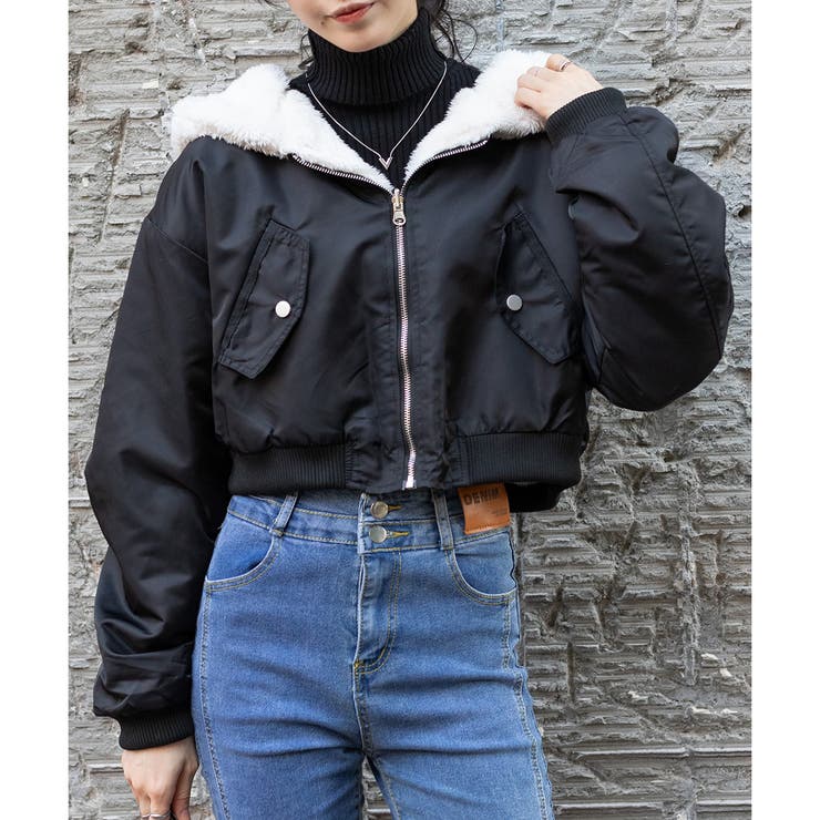 MA-1 ブルゾン スプリングショートコート Amazon | [ウィゴー] ショート MA-1 ブルゾン アウター 服