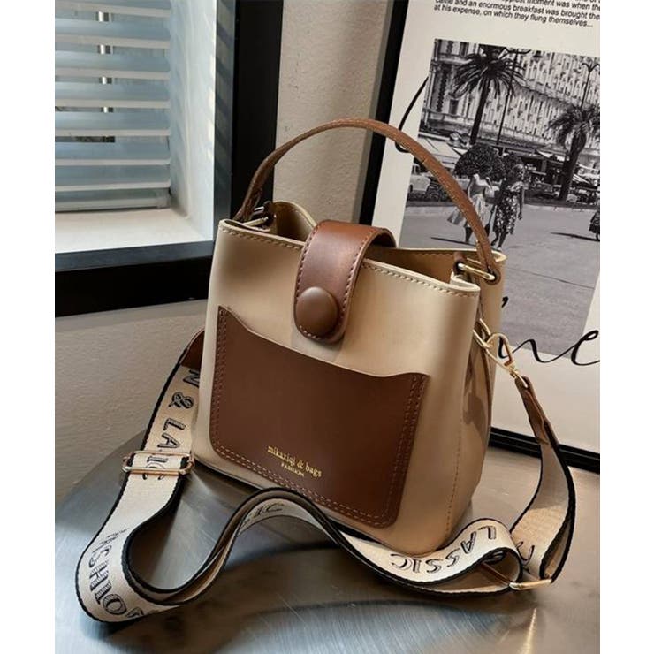 ロゴショルダーベルト スクエアショルダーBAG[品番：PPNW0004067