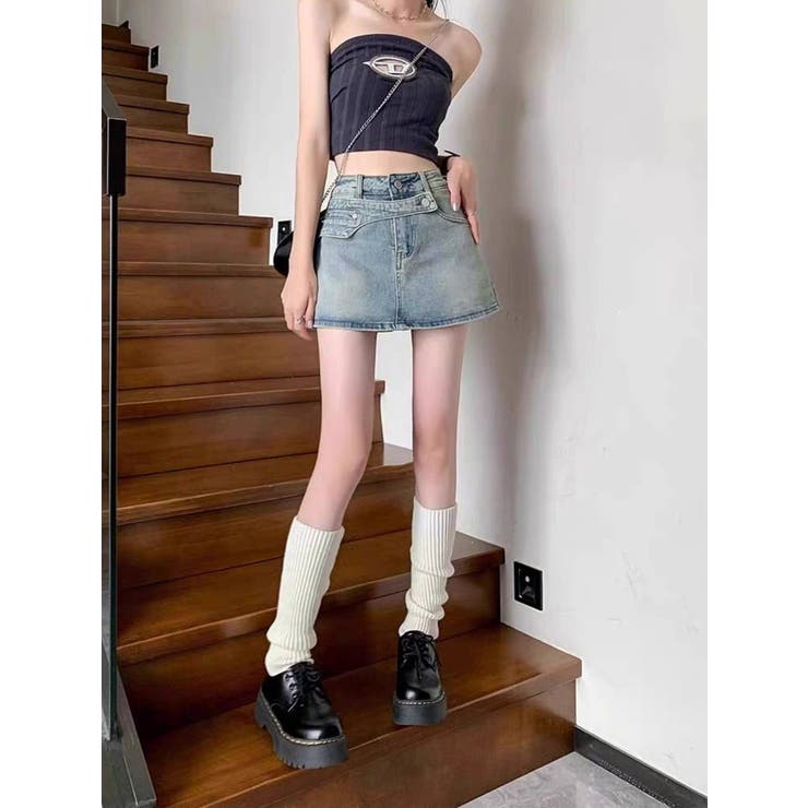 うーたん DIESEL フレアデニムミニスカート 24 インチ インパン付 フレアデニムミニスカート[品番：GORW0009012]｜GORGE （ゴージ