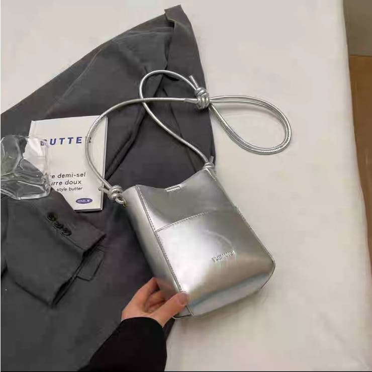 シルバー | フェイクレザー サコッシュ BAG | Pumpkin  Port