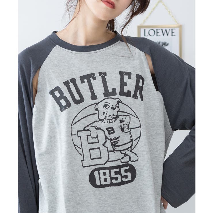 最終値下げd.i.a.長袖Tシャツ 抜け感サイズの肩あき ラグラン 長袖Tシャツ[品番：PPNW0004440