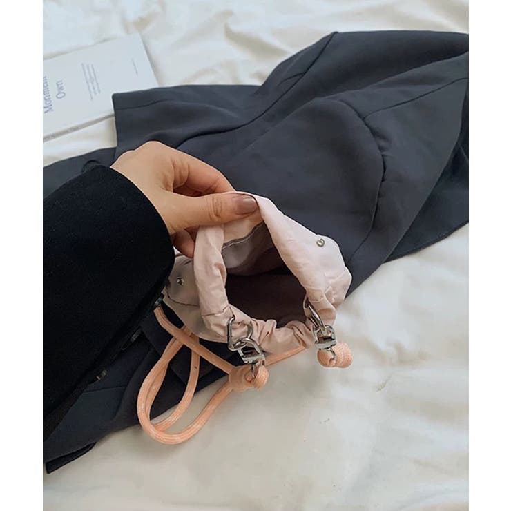 ビジュー付き ミニサコッシュ ショルダーバッグ | Pumpkin  Port | 詳細画像17 