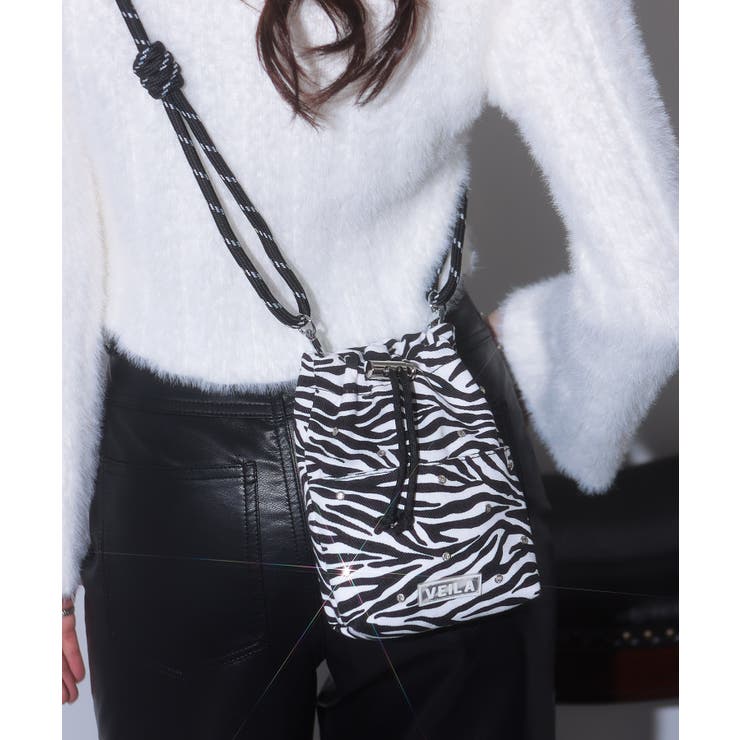 ビジュー付き ミニサコッシュ ショルダーバッグ | Pumpkin  Port | 詳細画像40 