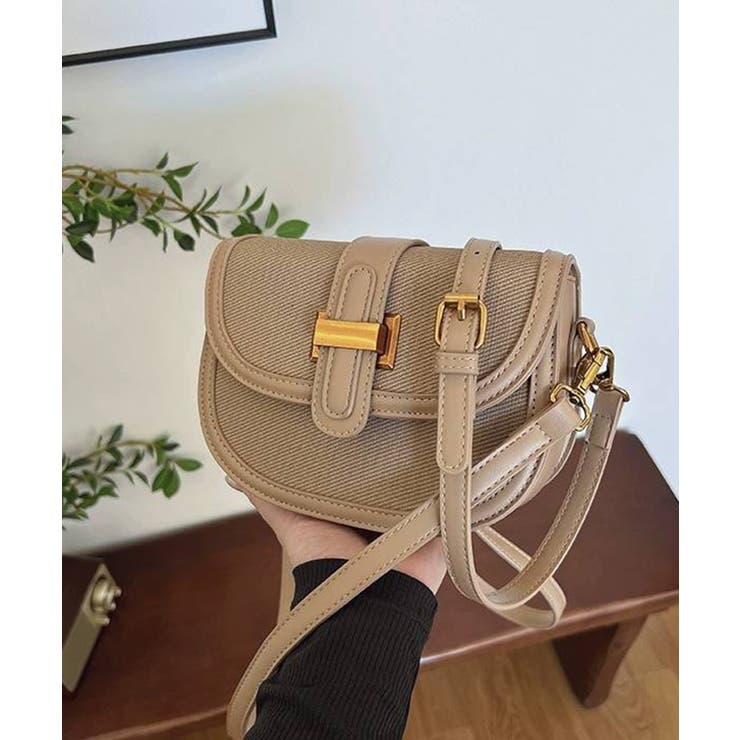 バイカラー 2タイプ持ち手付 ショルダーバッグ | Pumpkin  Port | 詳細画像21 