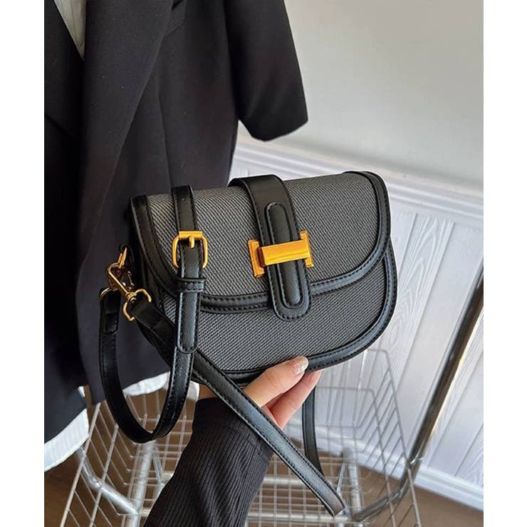 バイカラー 2タイプ持ち手付 ショルダーバッグ | Pumpkin  Port | 詳細画像23 