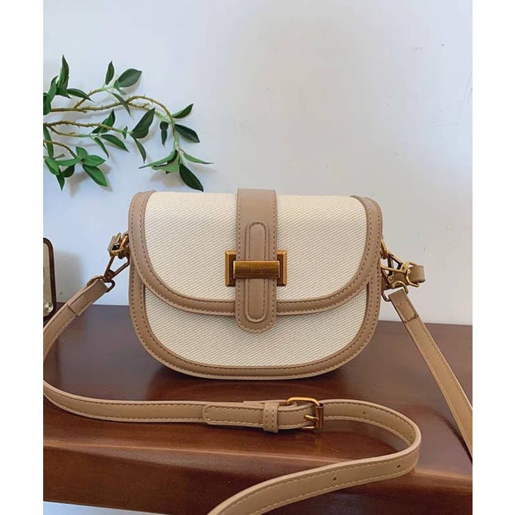 バイカラー 2タイプ持ち手付 ショルダーバッグ | Pumpkin  Port | 詳細画像26 